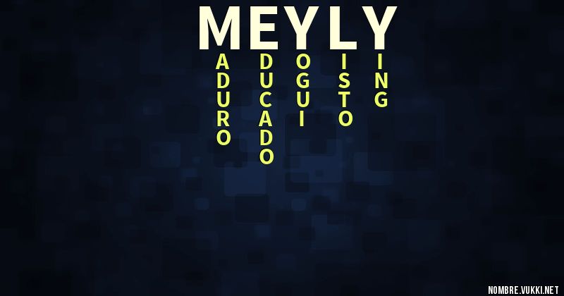 Acróstico meyly