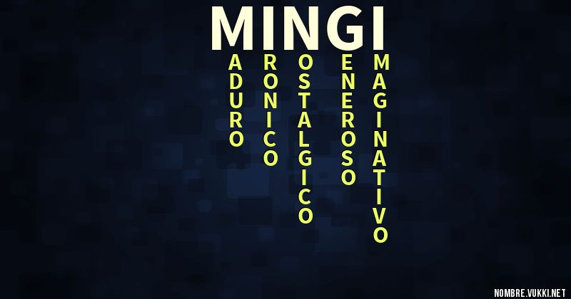 Acróstico mingi