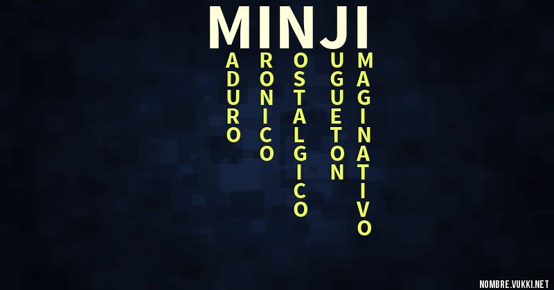 Acróstico minji