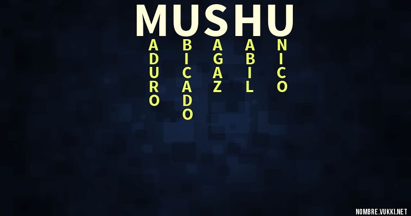 Acróstico mushu