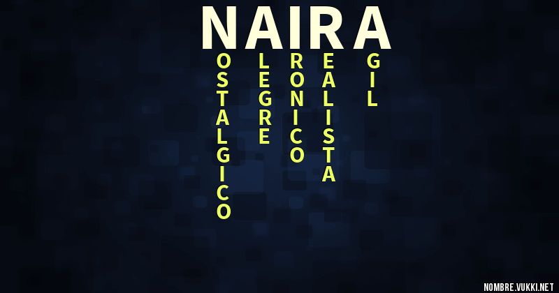Acróstico naira