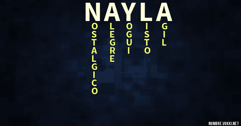 Acróstico nayla