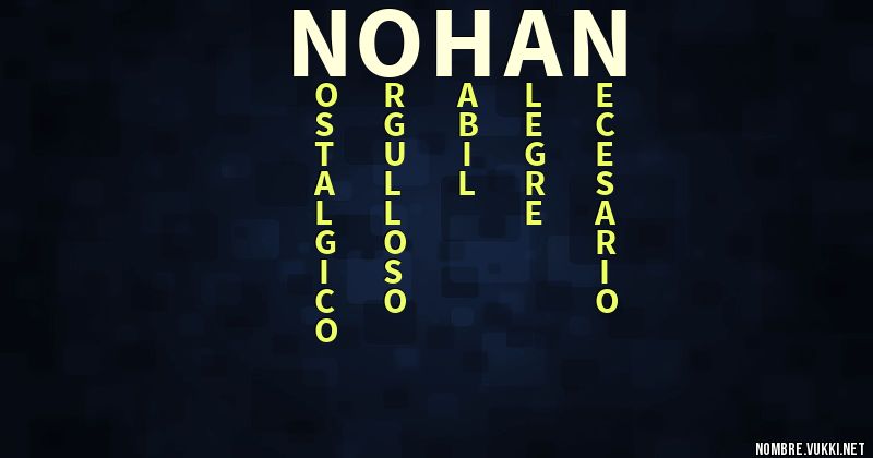 Acróstico nohan