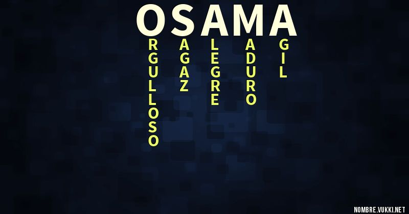 Acróstico osama