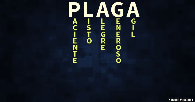 Acróstico plaga