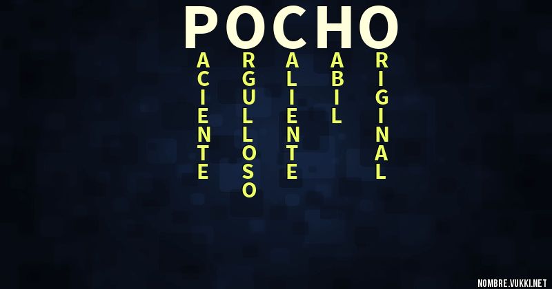 Acróstico pocho