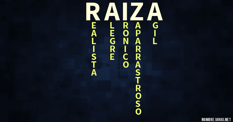 Acróstico raiza