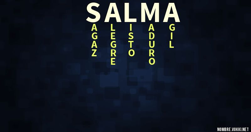 Acróstico salma