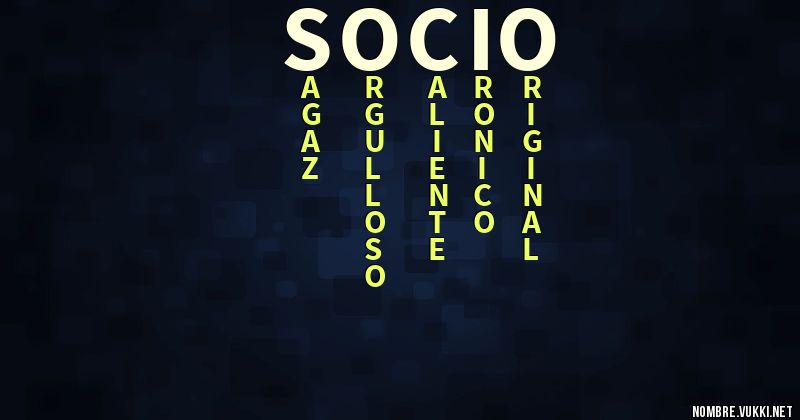 Acróstico socio