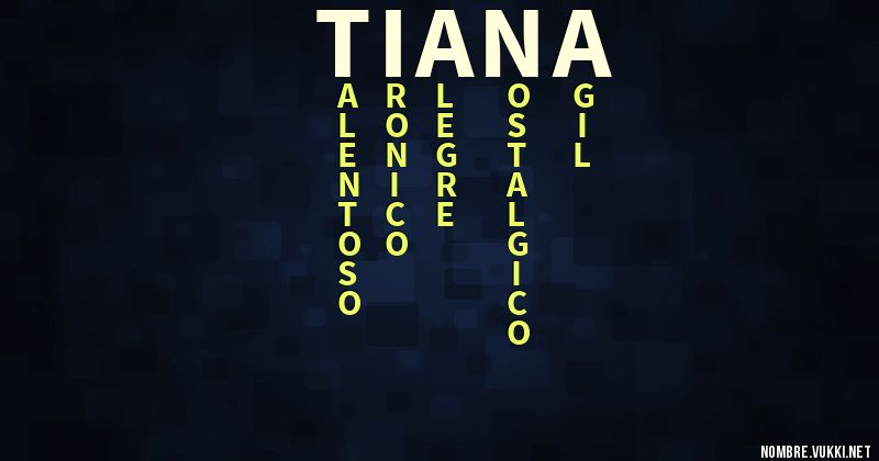 Acróstico tiana