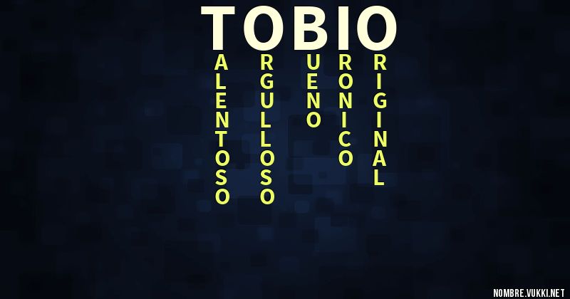 Acróstico tobio