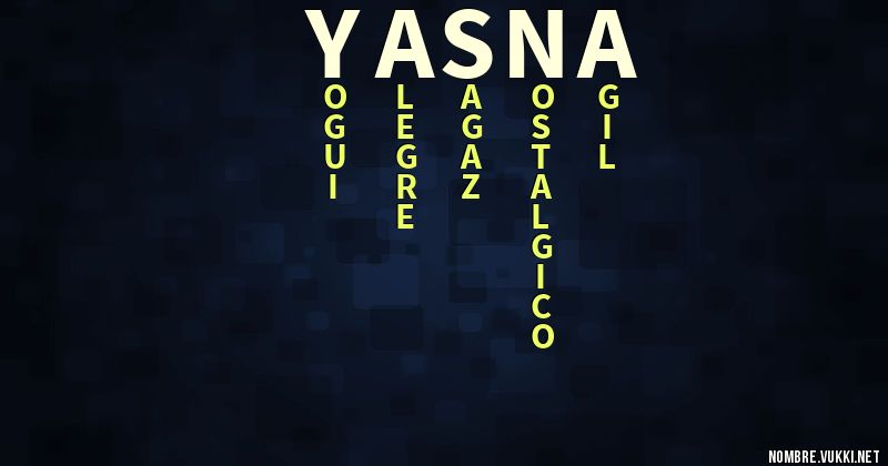 Acróstico yasna