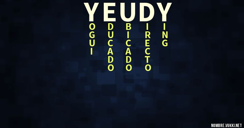 Acróstico yeudy