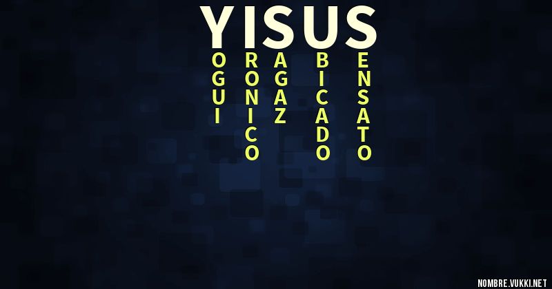 Acróstico yisus