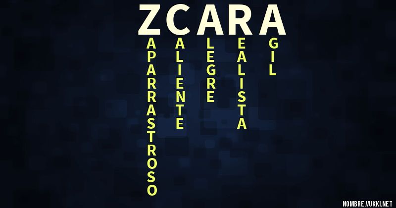 Acróstico zåcarıa