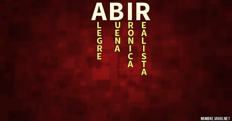 Acróstico abir