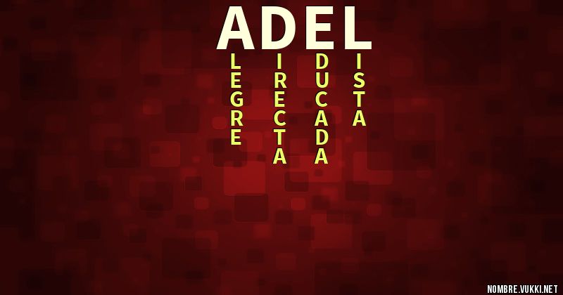 Acróstico adel