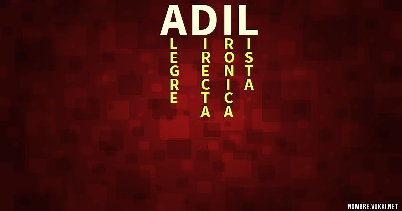 Acróstico adil