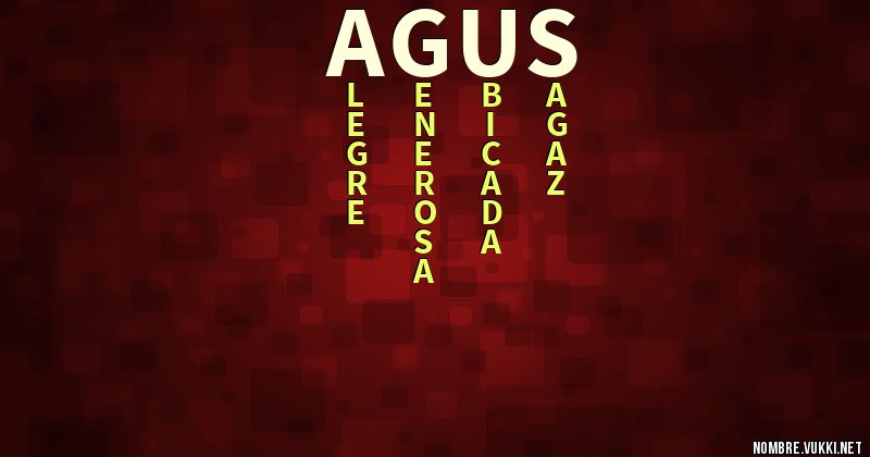 Acróstico agus