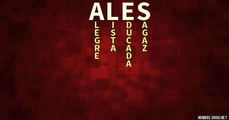 Acróstico ales