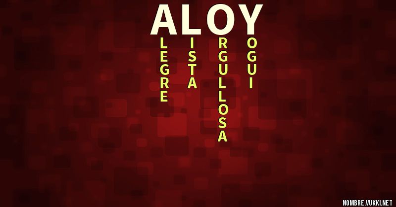 Acróstico aloy