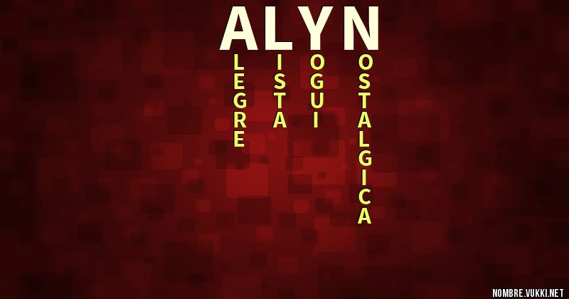 Acróstico alyn
