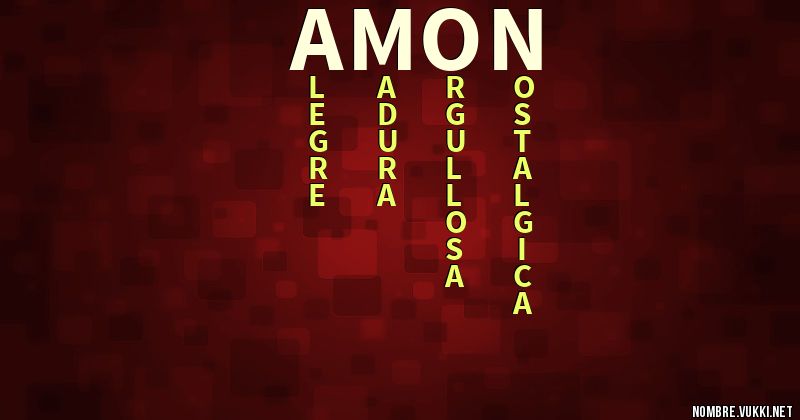 Acróstico amón