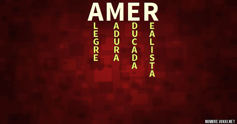 Acróstico amer