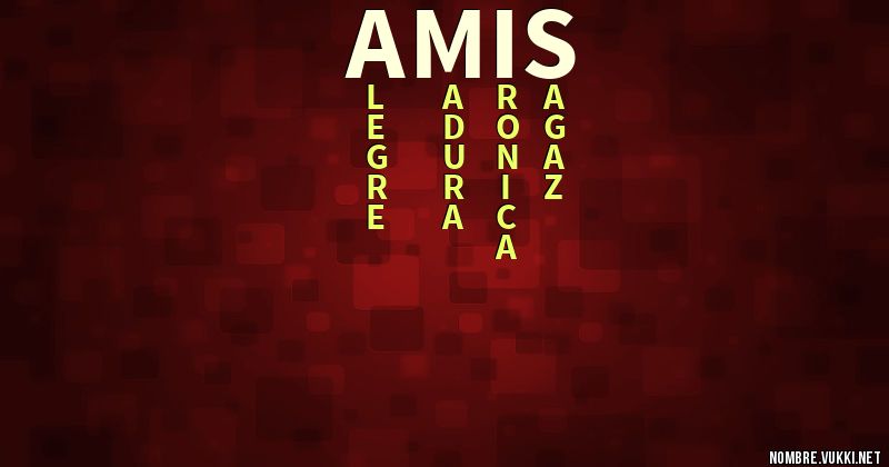 Acróstico amis