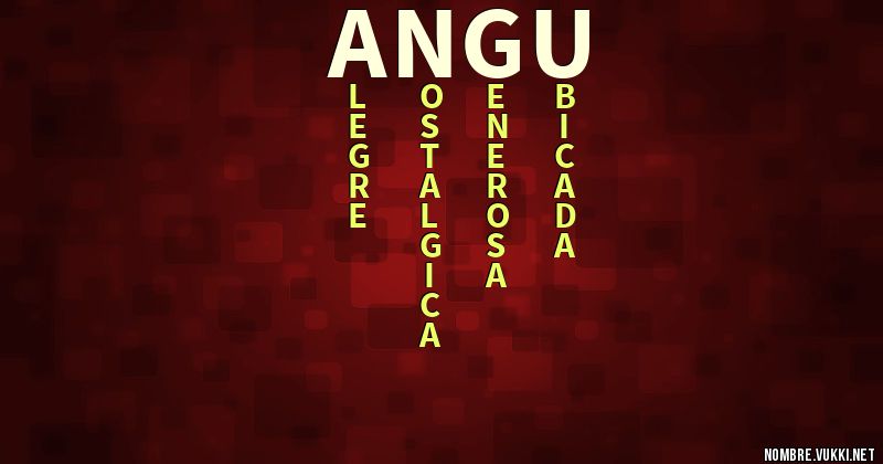 Acróstico angu