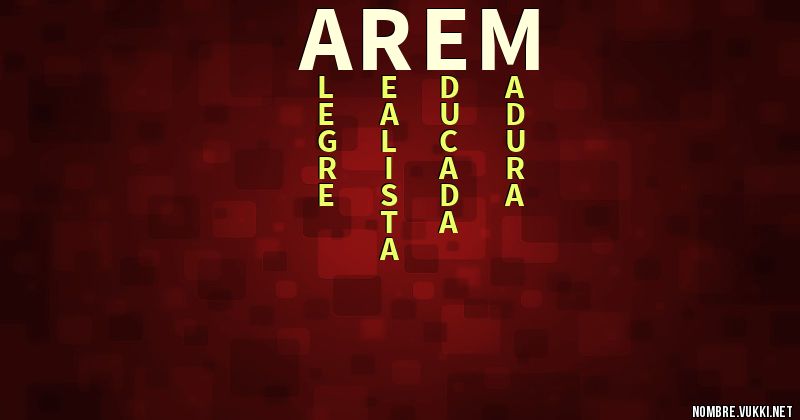 Acróstico arem
