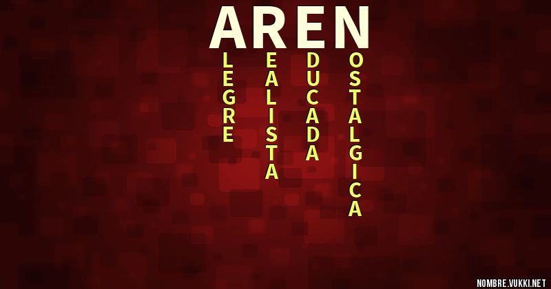 Acróstico aren