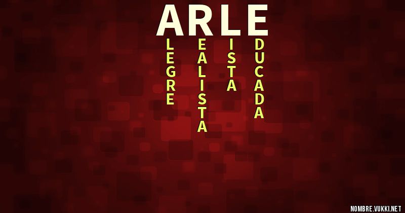 Acróstico arle