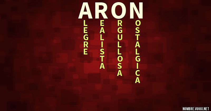 Acróstico aron