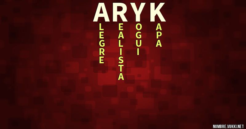 Acróstico aryk