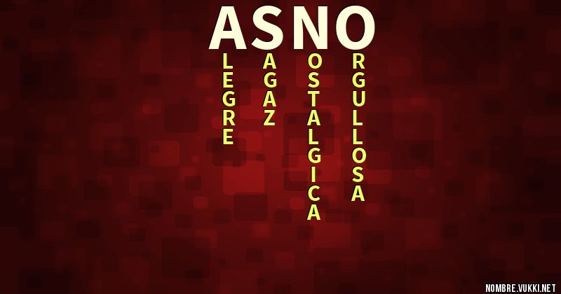 Acróstico asno
