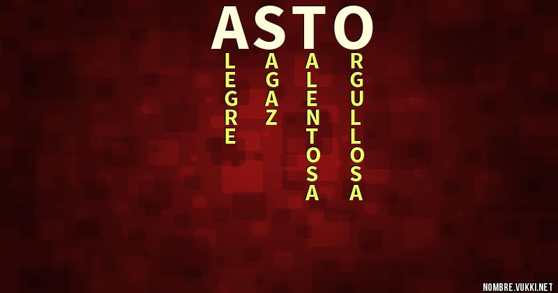 Acróstico asto