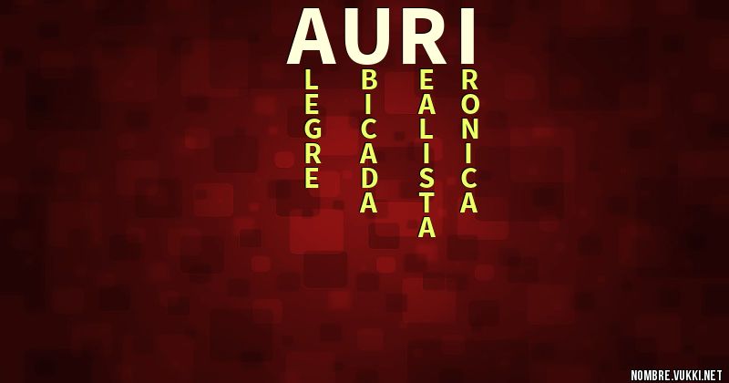 Acróstico auri