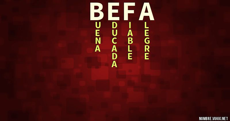 Acróstico befa