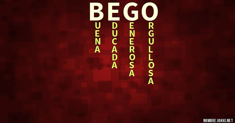 Acróstico bego