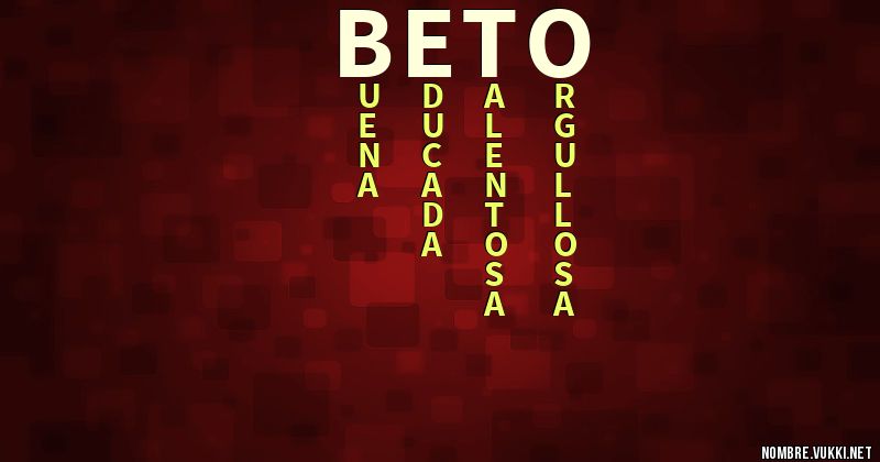 Acróstico beto