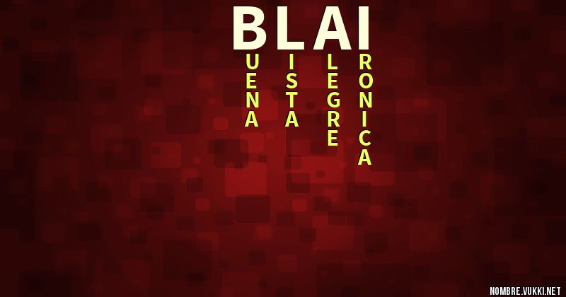 Acróstico blai