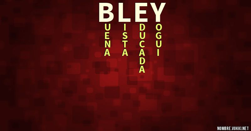 Acróstico bley