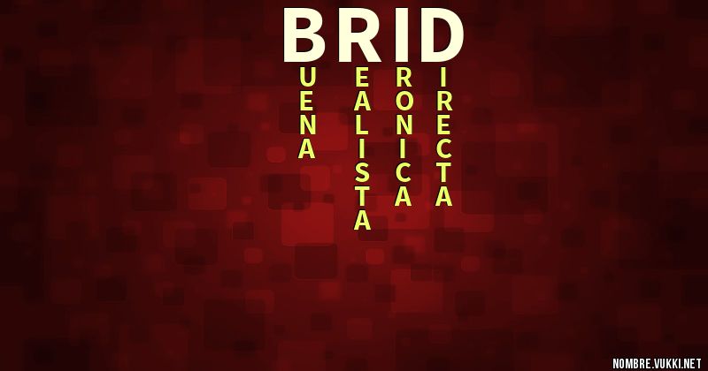 Acróstico brid