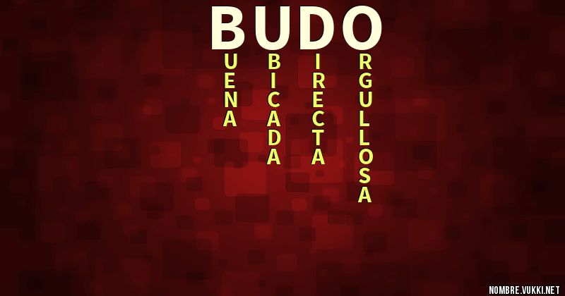 Acróstico budo