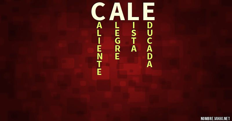 Acróstico cale