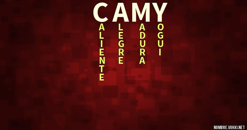 Acróstico camy