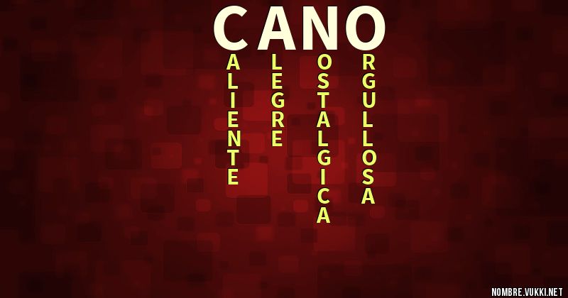 Acróstico cano