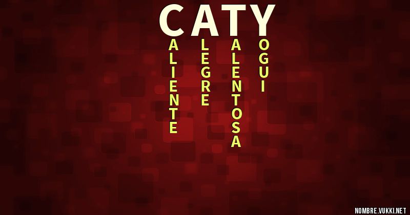 Acróstico caty