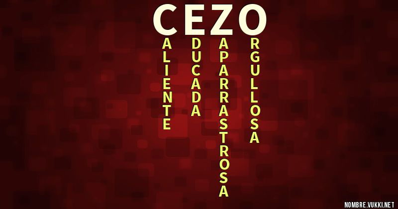 Acróstico cezo